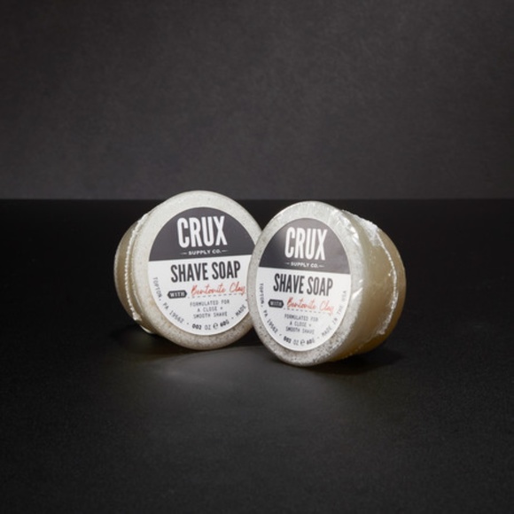 CRUX Shave Soap with Bentonite Clay 2 oz. - Picture 1 of 5